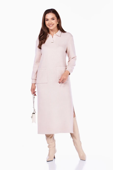 Платье Bagira 1070 пудровый #1