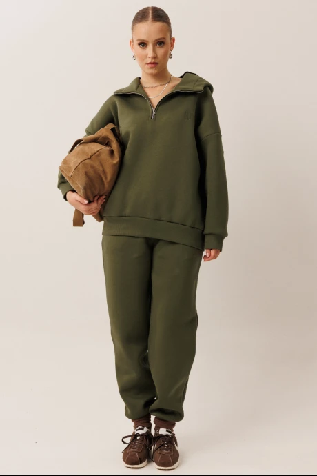 Спортивный костюм GO F3034/28-02 хаки #1