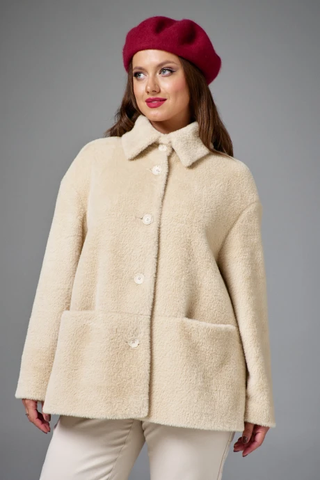 Пальто AVE RARA 1068/1 Молочно-кремовый #1