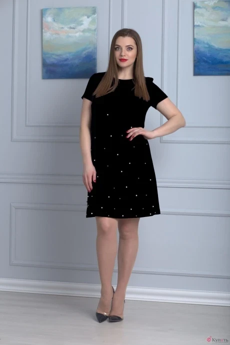 Платье *Распродажа Anelli 600 черный #1