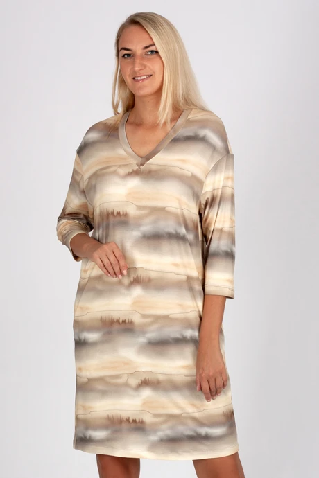 Сорочка Belarusachka С5950 полоска / дюна #1