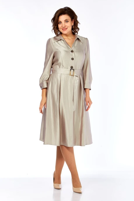 Платье Moda-Versal 2564 бежевый #1