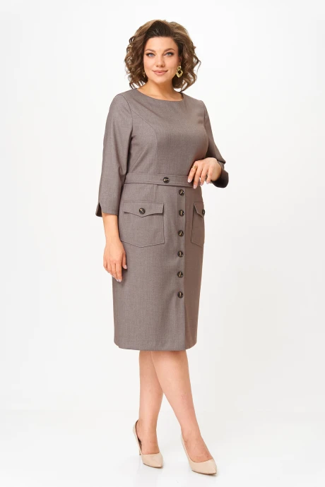 Платье Moda-Versal 2559 коричневый #1