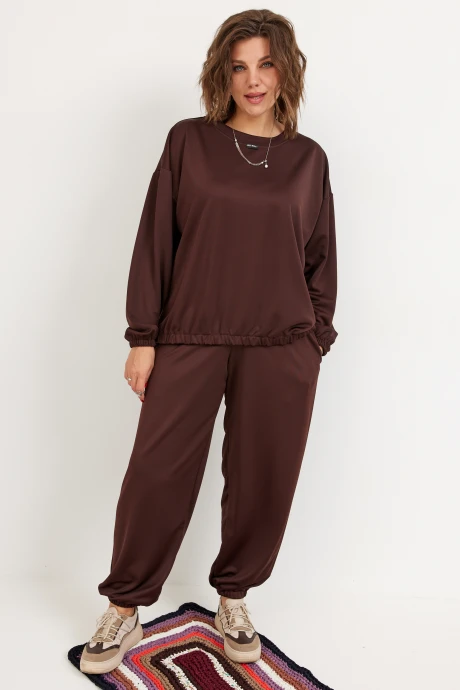 Брючный костюм BegiModa 3099 мокко #1