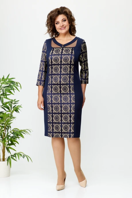 Платье Moda-Versal 1549 т.синий #1