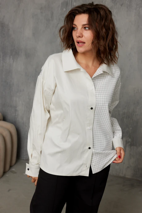 Блузка BegiModa 4143 Сливочный #1