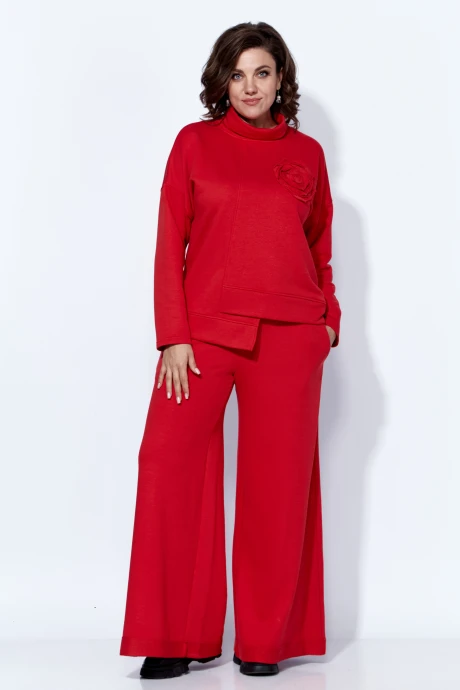 Брючный костюм Anastasia 1152.2 красный двойка #1