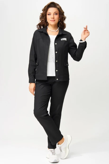 Брючный костюм FITA 3113 черный двойка #1
