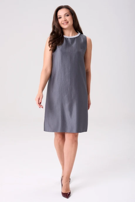Платье YOUR SIZE 2270 Графитовый #1
