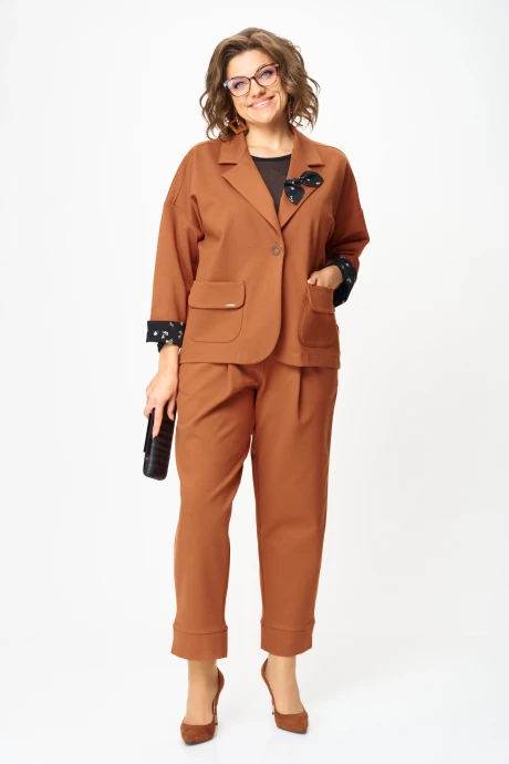 Брючный костюм Michel Chic 1437 виски двойка #1