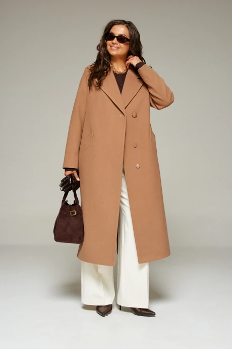 Пальто Beautiful&Free 7010 бежевый #1