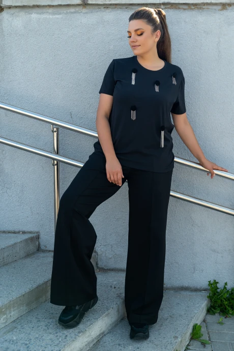 Брючный костюм ANDINA 948 черный #1