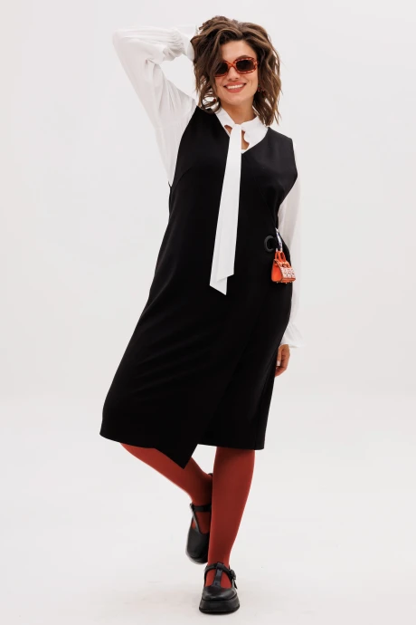 Сарафан Anelli 1712 Черная роза #1