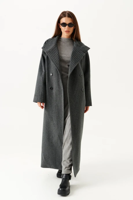 Пальто ELLETTO LIFE 3902 графит #1
