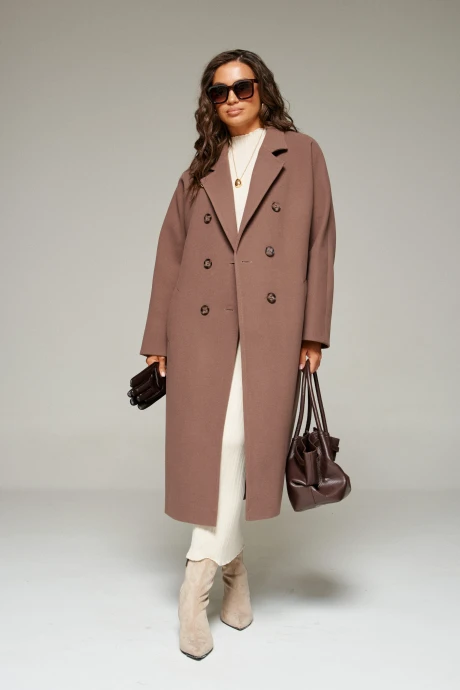 Пальто Beautiful&Free 7015 какао #1