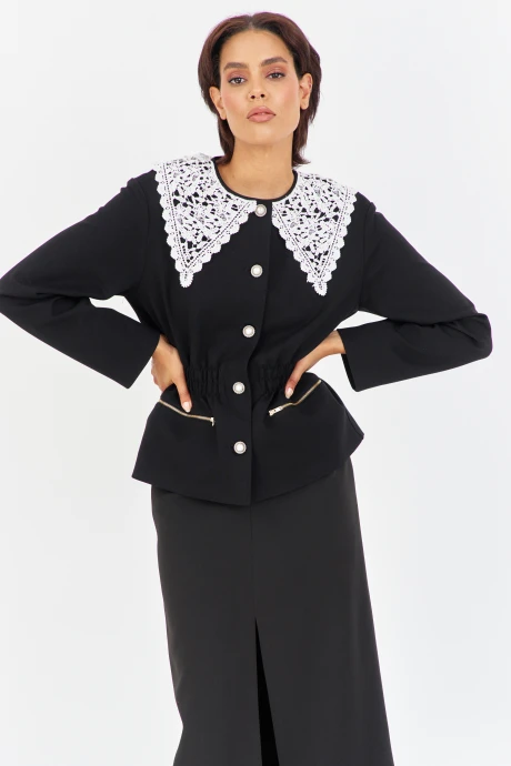 Жакет (пиджак) *Распродажа FLAIM 2045 черный #1