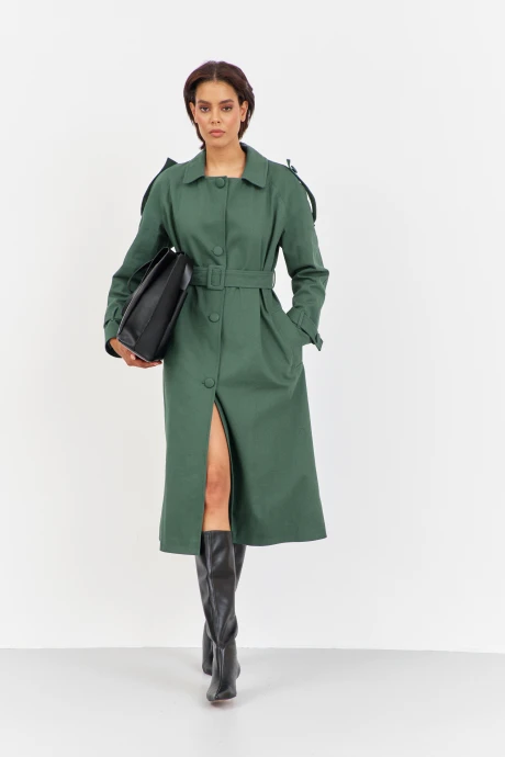 Плащ *Распродажа FLAIM 2055 зеленый мох #1