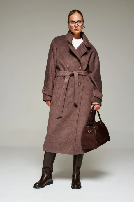 Пальто Beautiful&Free 7012 какао #1