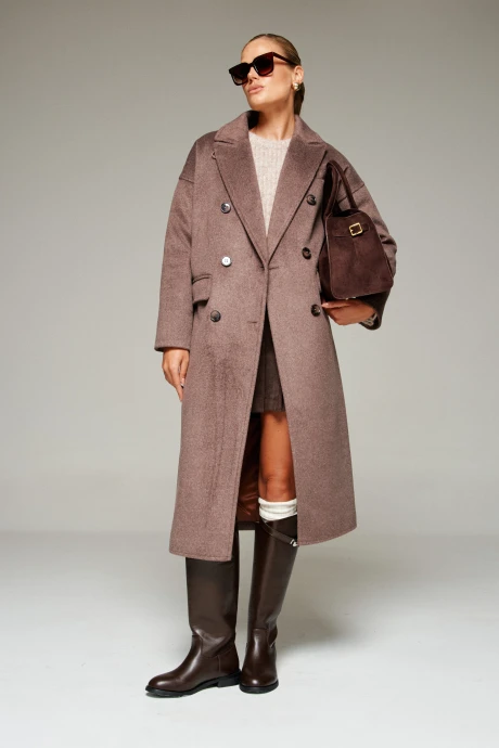 Пальто Beautiful&Free 7016 какао #1