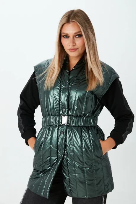 Жилетка LM М 156 изумрудный #1