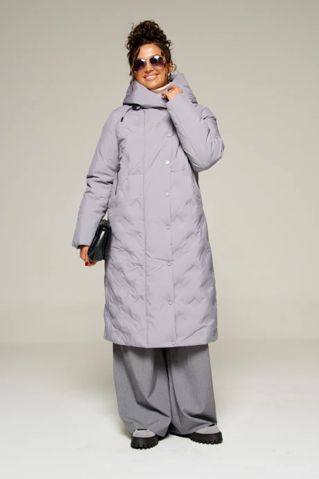 Пальто Beautiful&Free 8015 серый #1