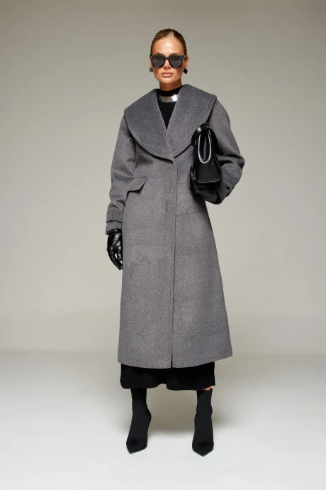 Пальто Beautiful&Free 7019 графит #1
