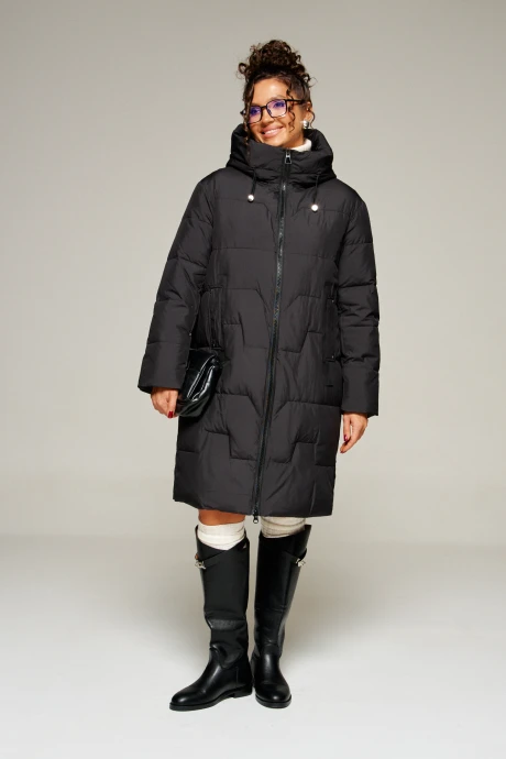 Пальто Beautiful&Free 8018 черный #1