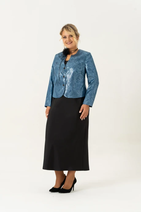 Костюм с платьем ALGRANDA (Novella Sharm) 4100 двойка #1