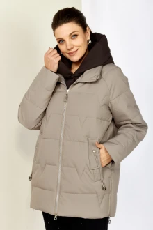 Куртка Shetti 2200 бежево-серый