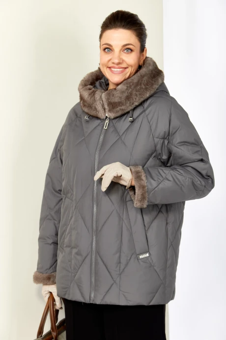 Пальто Shetti 2202 стальной #1