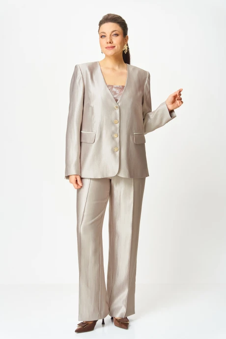 Брючный костюм Bonna Image 1007/2 молочный двойка #1