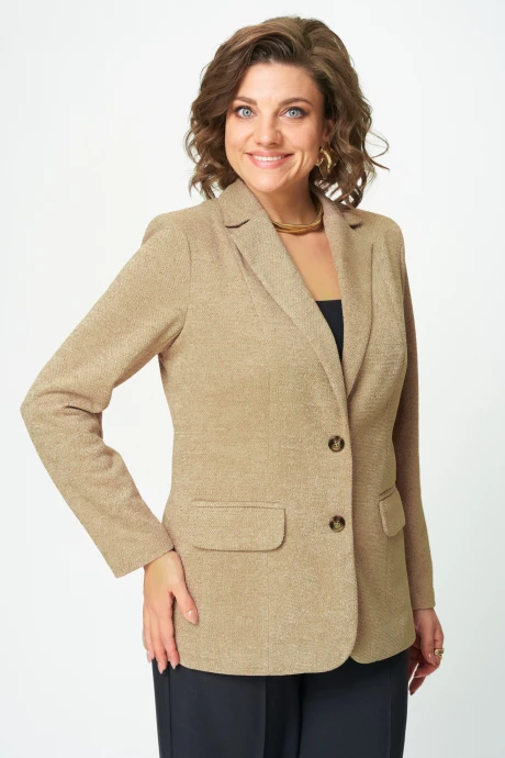 Жакет (пиджак) БелЭльСтиль 203 бежевый #1