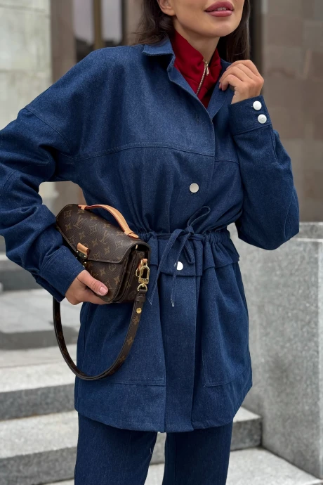 Рубашка AURA of the day 1142 темно-синий деним #1