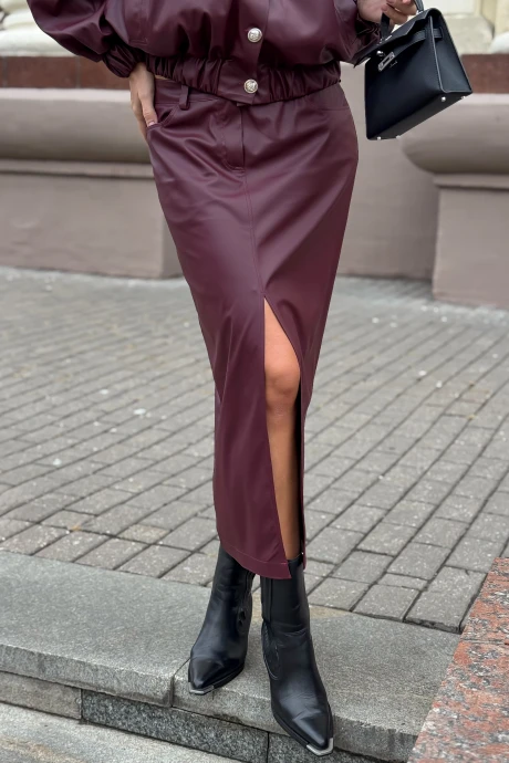 Юбка AURA of the day 5076 бургунди #1
