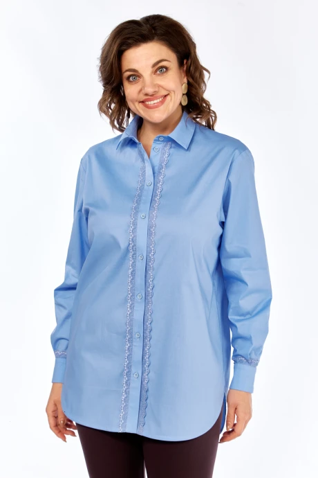 Рубашка Avenue Fashion 0332-1 голубой #1