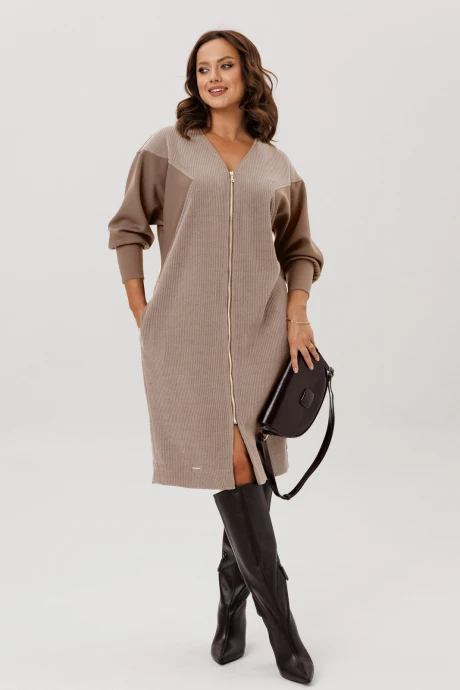 Платье INVITE 4105 капучино #1
