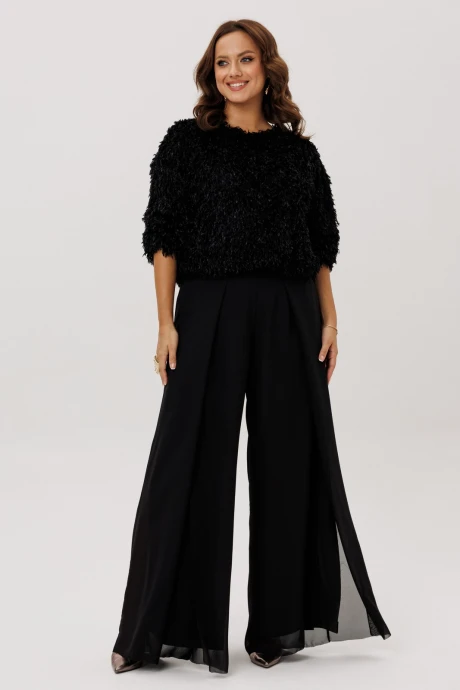 Брючный костюм INVITE 6123 черный двойка #1