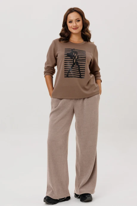 Брючный костюм INVITE 6125 капучино тройка #1