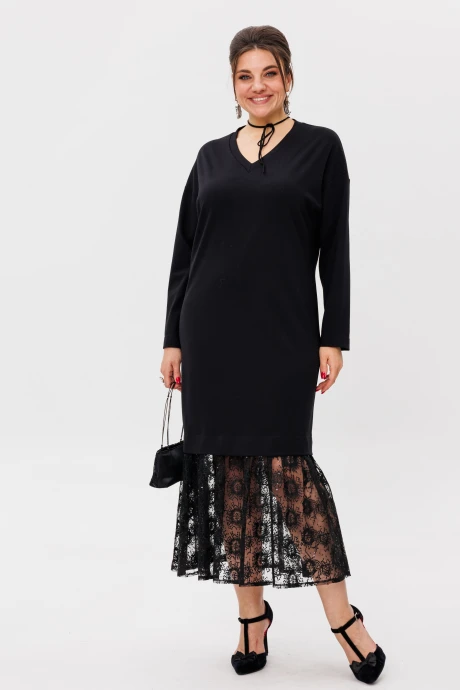 Платье Anelli 1739 Ажурная_ночь #1