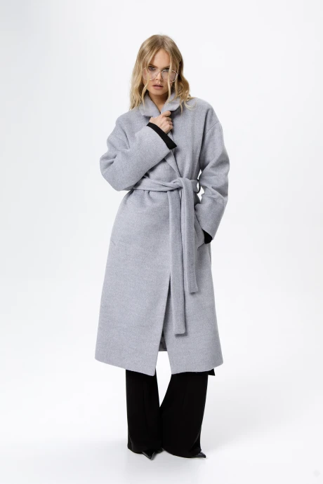 Пальто PiRS 6305 серый #1