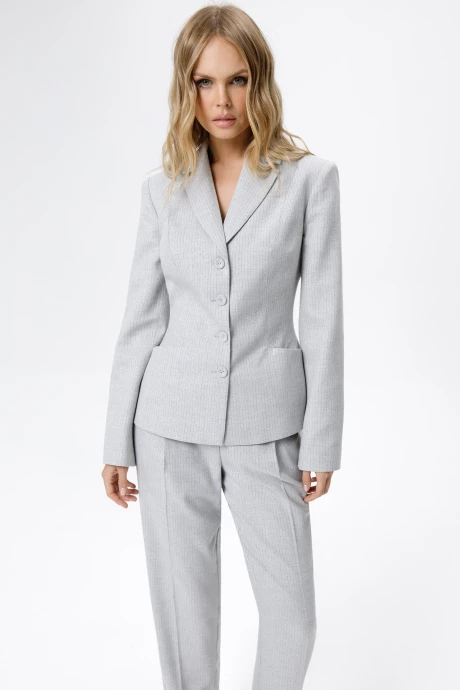 Жакет (пиджак) PiRS 6228 светло-серый #1