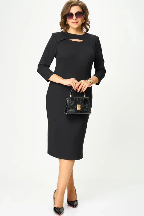 Платье Орхидея Люкс 1617 черный #1