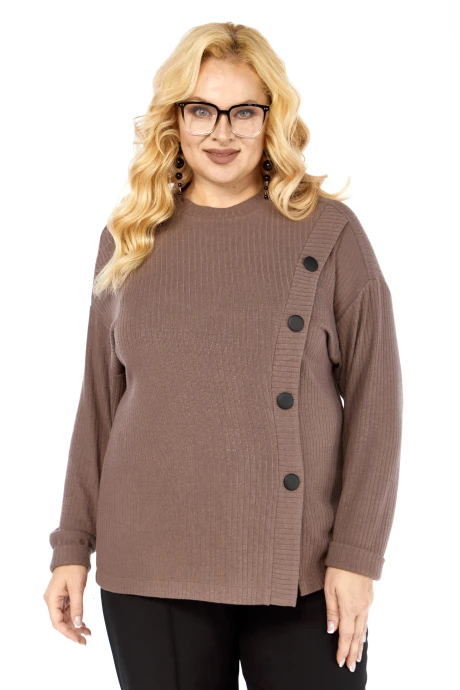 Джемпер (кофта) Элль-стиль 2428 кофе #1