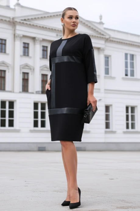 Платье Erika 1260-4 черный #1