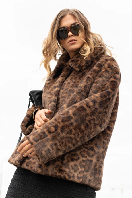 Шуба SILVERSPISE 2533 леопард #1