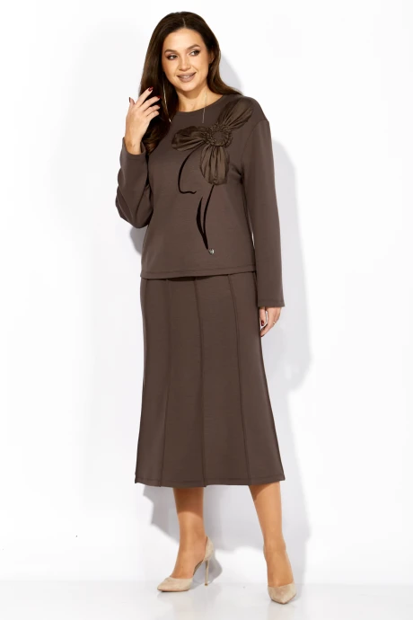 Юбочный костюм TAiER 1409 капучино двойка #1