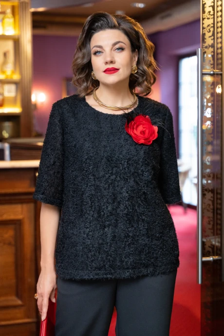 Топ Vi Oro 1241 черный #1