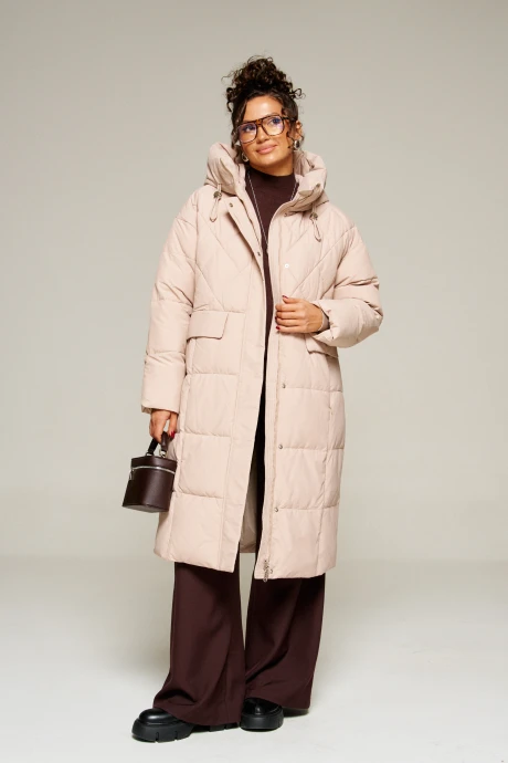 Пальто Beautiful&Free 8016 песочный #1