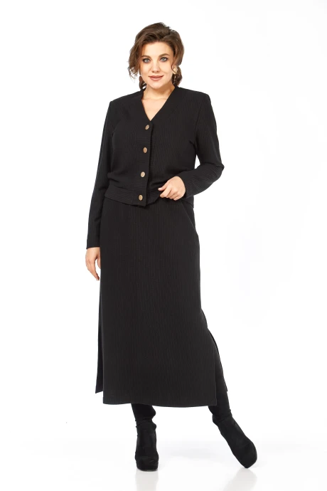 Юбочный костюм Элль-стиль 2431 черный #1