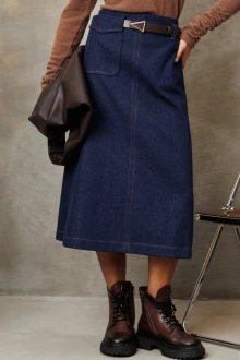 Юбка GIZART 35428 синий